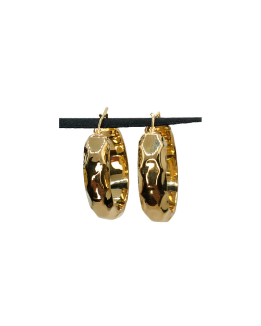 MAXI HOOPS VINTAGE GOLD