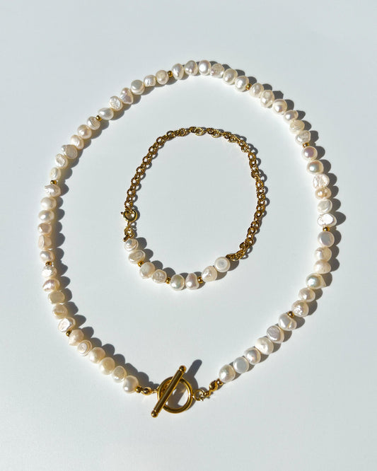 PULSERA PERLAS NATURALES