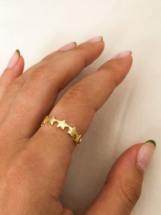 ANILLO STARS GOLD