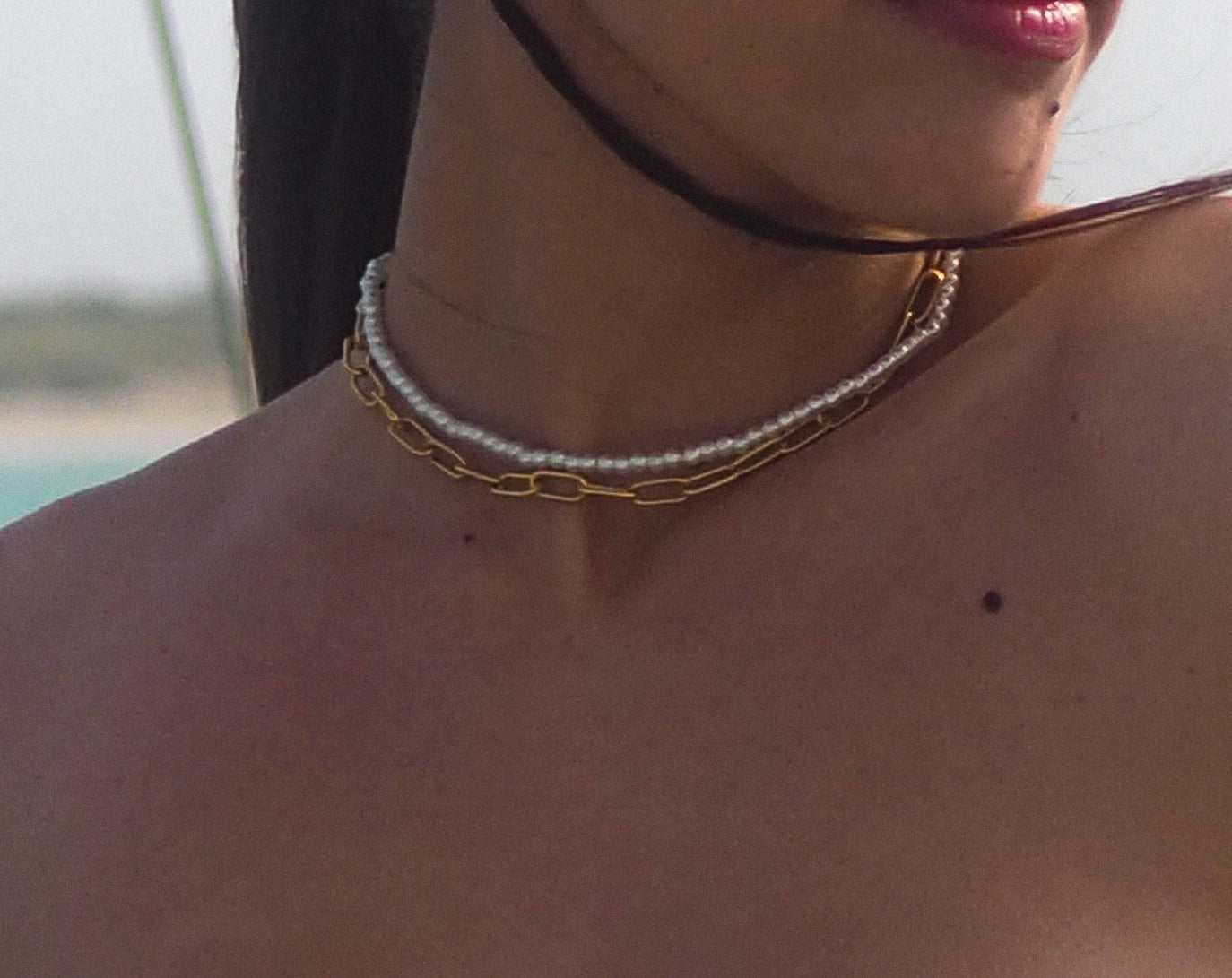 CHOKER ESLABONES GOLD